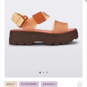 Melissa Brand Kick off Platform Sandal